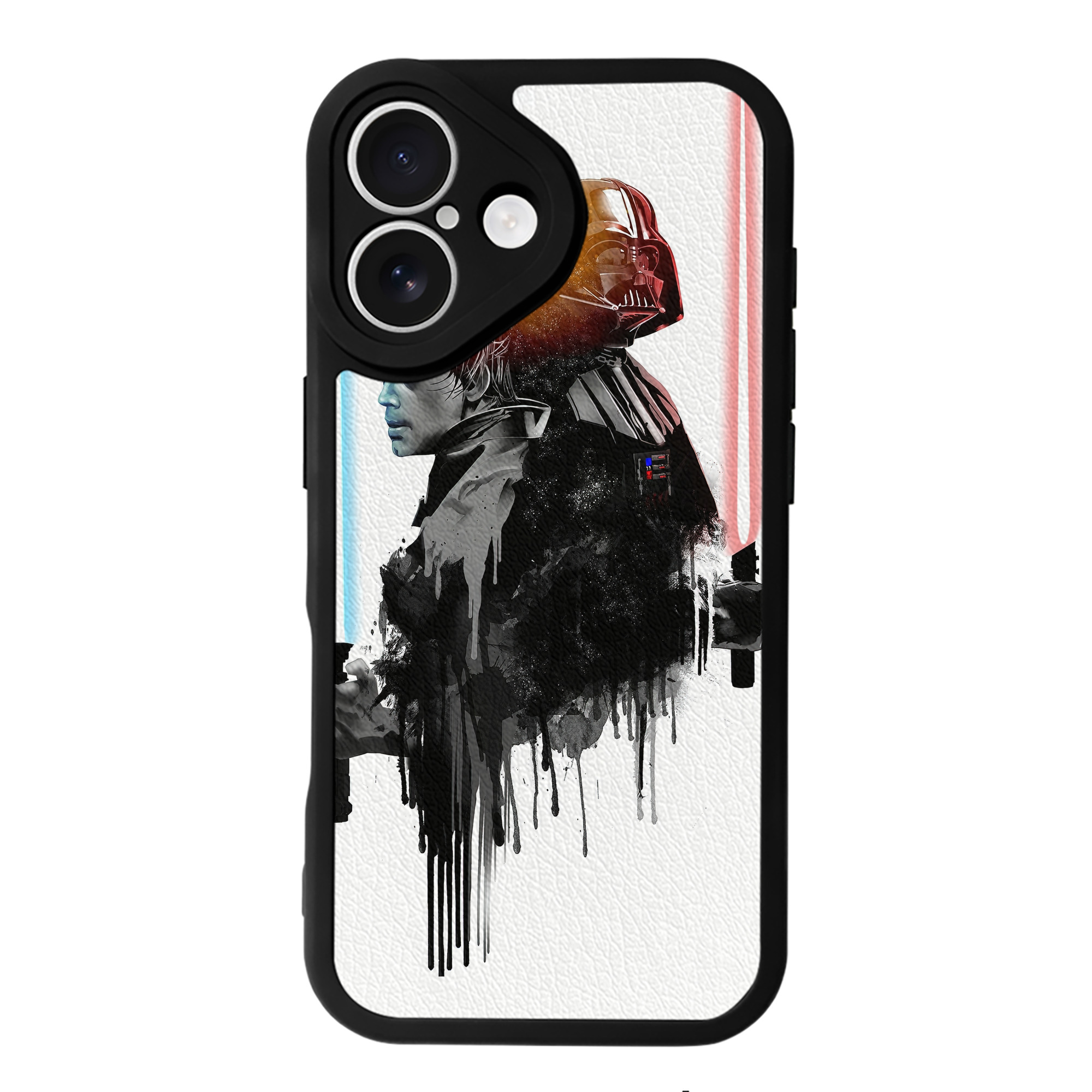 （画像用） スター・ウォーズ Star Wars 【iPhone 16シリーズ対応】シリコンスマホケース（レザー調） 材質：シリコン